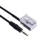Keple Car AUX Input Mode Cable 35mm Aux Jack Radio Lead Adapter for Mercedes M Class W251 W164 R W221 W251 S W221 R230 SL R230 CL 20042006  5ft