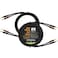 WORLDS BEST CABLES 10 Foot  Coaxial Audiophile Speaker Pair Custom Made  Using Mogami 3082 Wire  Eminence Gold Plated Banana Plugs 2 Plugs on Each end