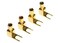 WYVERN AUDIO 4 Pack 4 pcs total Hiend Banana to Spade Adapter PlugSpeaker Cable Connector 4 PCS Wyyp01  Spade De L