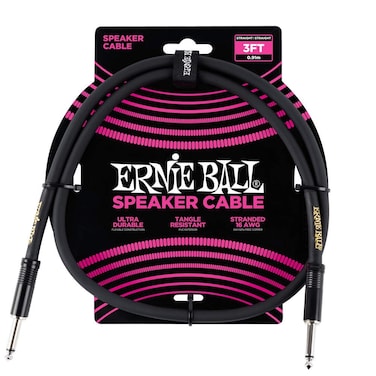 Ernie Ball 3 ft StraightStraight Speaker Cable