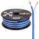Skar Audio 14 Gauge AWG Elite OxygenFree Copper Audio Speaker Wire  30 Feet BlueWhite