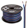 Skar Audio 12 Gauge AWG Audio Speaker Wire  30 Feet BlueBrown