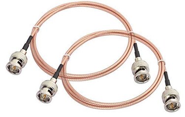 Superbat 3G HD SDI Cable BNC Cable 3ft 100cm 75 ohm for Cameras BMCC Video Equipment Supports HDSDI 3GSDI 4K 8K SDI Video Cable Straight2Pcs