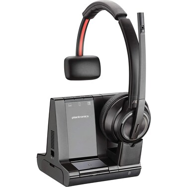 Plantronics Savi 8200 Series Wireless Dect Headset System Black