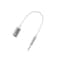 Silver 35mm Male to TypeC Female Audio Cable Cord 35mm Analog Cable Converter Earphone Adapter with MP3 Players CD Players Laptops Tablets Earbuds and AccessoriesCablesHome Audio Accessories