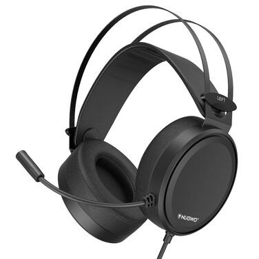 NUBWO Gaming headsets PS4 N7 Stereo Xbox one Headset Wired PC Gaming Headphones with Noise Canceling Mic Over Ear Gaming Headphones for PCMACPS4PS5SwitchXbox one Adapter Not Included