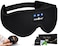 MUSICOZY Sleep Headphones Bluetooth Headband Sleeping Headphones SleepMask Wireless SleepMask Earbuds for Side Sleepers Men Women Office Nap Air Travel Cool Tech Gadgets Unique Gifts Boys Girls