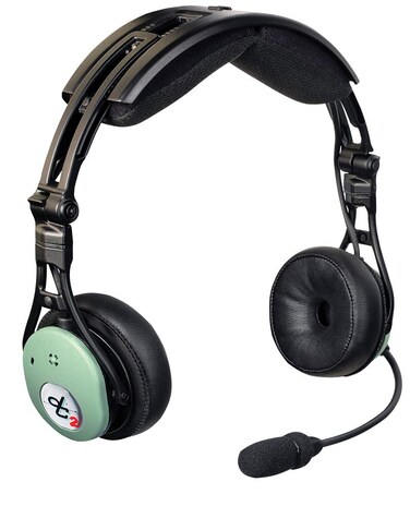 David Clark DC PROX Hybrid Electronic NoiseCancelling Aviation Headset PN 43100G01