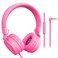 Puro Sound Labs PuroBasic Volume Limiting Wired Headphones for Kids Foldable  Adjustable Headband wMicrophone Compatible with Smartphones Tablets and PCs Pink