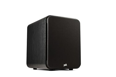 Polk Audio Signature Elite ES10 Subwoofer Black 10 LongThrow Woofer with MineralFilled Polymer Cone 200W Class D Amplifier Front Firing Home Subwoofer TimeSmart Phase Control