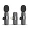 MAYBESTA Professional Wireless Lavalier Lapel Microphone for iPhone iPad  Cordless Omnidirectional Condenser Recording Mic for Interview Video Podcast Vlog YouTube Bluetooth Black