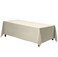 Gee Di Moda Rectangle Tablecloth  70 x 120 Inch  Ivory Rectangular Table Cloth in Washable Polyester  Great for Buffet Table Parties Holiday Dinner Wedding  Baby Shower