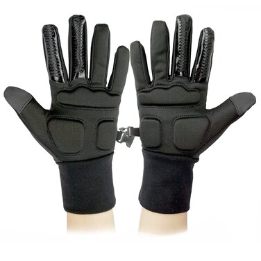 Skating Spirit Figure Skating Gloves for Kids and Adults Padded Gel Palm Protection Water Resistant Warm Touchscreen Non Slip