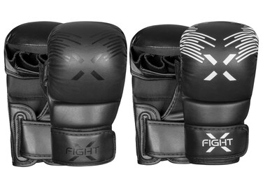 FightX MMA Gloves for Men  Women  Premium Quality Sparring Gloves with Open Palms  Perfect UFC Gloves for Martial Arts Muay Thai Punching  Kickboxing Gloves  Multipurpose MMA Sparring Gloves