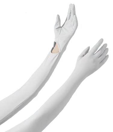 UV Protection Gloves Driving Gloves Women Full Finger Arm Sleeve Long UV Gloves Sun Gloves Sun Protection Gloves