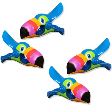 O2COOL BCP39 Toucan Boca Towel Clip 2Pack
