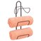 mDesign Wall Mounted Towel Storage Rack Metal Towel Hanging Rail Hanging Towel Holder For Bathroom Bronze Gold