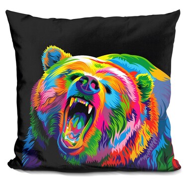 LiLiPi Bear Decorative Accent Throw Pillow