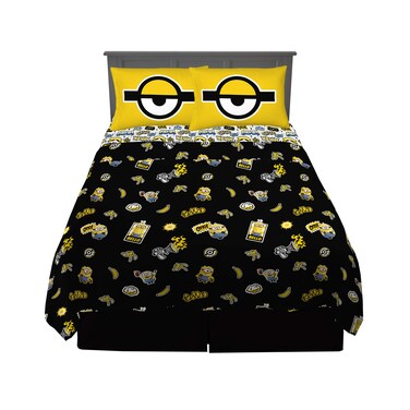 Franco  NB2208 Kids Bedding Super Soft Sheet Set 4 Piece Full Size Despicable Me Minions