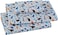 Better Home Style Dinosaur Jurassic Park World White Blue Grey and Tan KidsBoysToddler 4 Piece Sheet Set with Pillowcases Flat and Fitted Sheets  Royal Dino Full