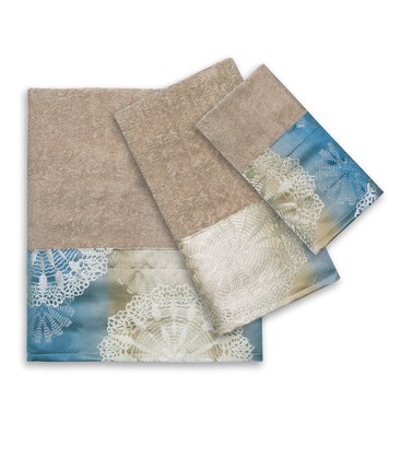 Popular Bath 817867 3 Piece Fallon Towel Set