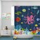 RosieLily Kids Shower Curtain Ocean Shower Curtains Under The Sea Shower Curtain with 12 Hooks Sea Animal for Kids Bathroom Decor 72W x72H