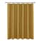 Biscaynebay Hotel Quality Fabric Shower Curtain Liner 72 Inch by 72 Inch Gold Water Resistant Bathroom Curtains Rust Resistant Grommets  Weighted Bottom Hem Machine Washable