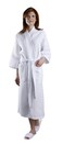 MONARCH Square Waffle Spa Kimono Robe  Soft Light Hotel Bathrobe Cypress