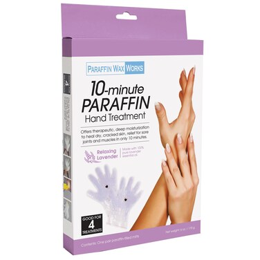 Paraffin Wax Works 10Minute Paraffin Hand Treatment Relaxing Lavender Spa and Home Treatment Gloves OnePair