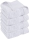 Utopia Towels  Washcloth Set  Premium 100 Ring Spun Cotton  Quick Dry Highly Absorbent Soft Feel Towels Perfect for Daily Use Pack of 4 12 x 12 White