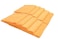 BULK BUNDLE Mr Everything Edgeless Microfiber Utility Towel 16 in x 16 in 350 gsm 10 pack Orange T357xE10