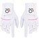 FINGER TEN Womens Ladies Golf Rain Gloves Pair Both Hand or 2 Pack Left Right Hand Wet Hot Cool Grip Fit Small Medium Large XL