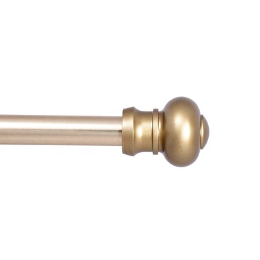 Kenney Ashby 716 Adjustable Decorative Caf Curtain Rod Bronze 2848 inches