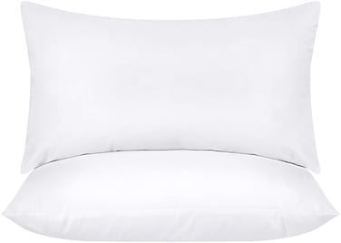 Utopia Bedding Throw Pillows Insert Pack of 2 White  20 x 26 Inches Bed and Couch Pillows  Indoor Decorative Pillows
