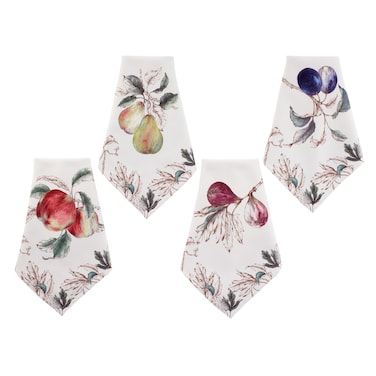 Avanti Linens Spode Portmeirion  Napkins Nature Inspired Home Decor Set of 4 Natures Bounty