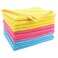 Performance Tool W1482 12 Pack Microfiber Towels 12 x 16 Inches 30cm x 40 cm Textured Nonabrasive Machine Wash and Dry for Detailing Washing Dusting Polishing and Wiping Glass