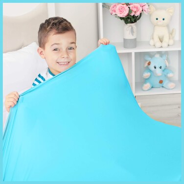 Sensory Compression Blanket  Lycra Bed Sheet for Kids  Adults  Deep Relaxing Feeling Release Oxytocin  Helps with SPD Anxiety ADHD Autism and More  Breathable Cool  Stretchable  Single