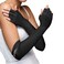 Copper Compression Long Arthritis Gloves  Copper Infused Extra Long Fit Glove for Women  Men Best for Carpal Tunnel Computer Typing RSI Support Hands Wrist and Arms  1 PAIR