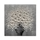 Epicler art 100 HandPainted White Flower Art Oil Painting Modern Home Furnishing Canvas Painting Decoration 3D Abstract Mural Painting24x24 inch Frame Wall Art Hanging
