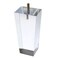Sofa Legs Clear Furniture Feet Arcrylic 6 inch Bench Legs Modern Cabinet Cupboard Coffee Table Legs Pyramid Couch Feet for IKEA Storage Shelves Sideboard Buffets Legs Glass Footstool Legs Pack of 4