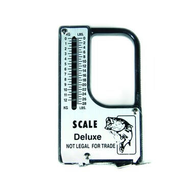 Eagle Claw Unisexs 04070001 Scale wTape Measure 28 lb Pocket brown One Size