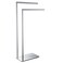 LANGPAI Freestanding Double Towel Racks Bathroom Accessories Towel Holder Stand on Floor Brass Chrome