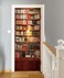 VancyTop 303x787 1PCSSet Fashion Home Decoration Bookcase Removable Door Mural Decals Easy to Apply