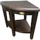 Decoteak SnazzyCorner 18 inch Tall Teak Wood Corner Shower Bench Corner Stool