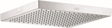 AXOR AXOR ShowerSolutions 10inch Showerhead Dream Shower Avantgarde 1Spray RainAir Air Infusion with Airpower with QuickClean in Chrome 10926001