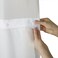 Hookless RBH14BS01 Its A Snap PEVA SnapIn Shower Curtain Liner 70x69 In Frost