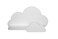 BugyBagy Trend Lab Cloud Wall Shelf White
