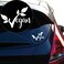 Yoonek Graphics Vegan Pride Decal Sticker for Car Window Laptop and More  952 4 x 55 White 952