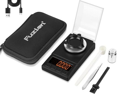 Fuzion Digital Milligram Scale 50g 0001g Portable Jewelry Scale Gold Scale Gem Scale Micro Scale for Powders