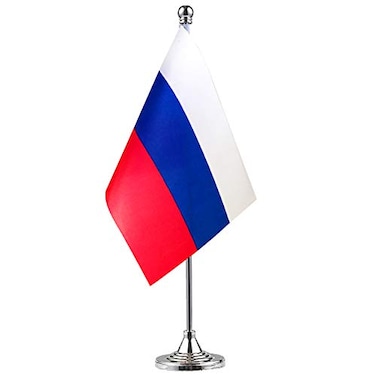 GentleGirl Russia Flag Russian Flag Table FlagDesk FlagOffice FlagInternational World Country Flags BannersFestival Events CelebrationOffice DecorationDeskHome Decoration